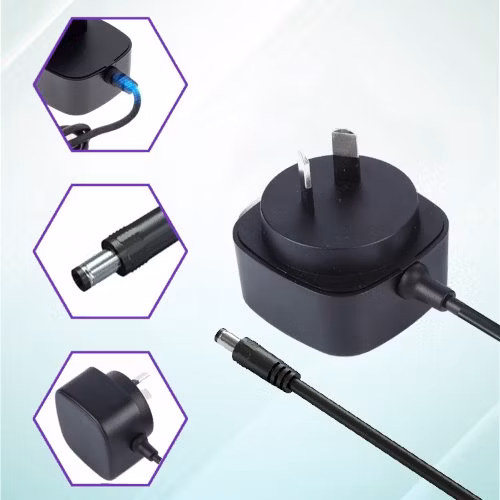 Prix ​​d'usine 12 V 0,4 A AC DC adaptateur secteur fiches pour l'Australie DC alimentation avec certificat SAA