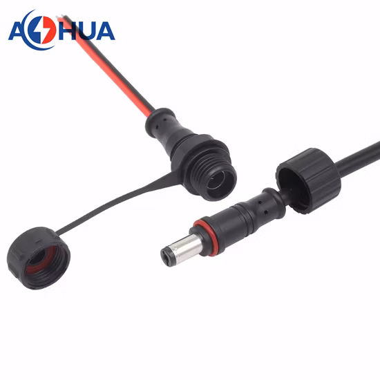 Vente chaude sur câble de moulage 5.5mm X 2.1mm câble d'alimentation cc prise Jack mâle avec OEM ODM